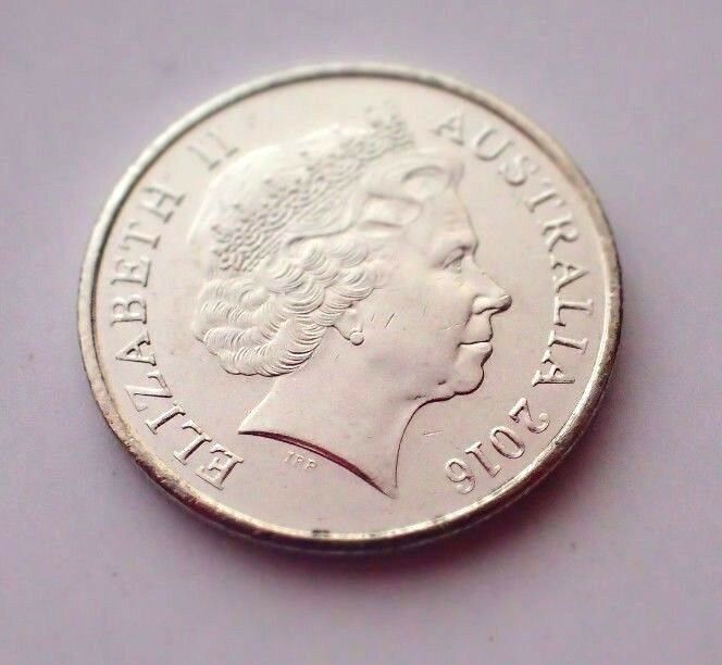 Australia 2016 5 Cent Uncirculated Queen's Head Obverse ex Bag Echidna