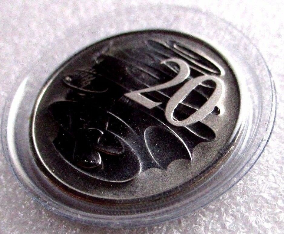 Australia 2016 20 Cent Frosted Uncirculated Obverse Young Queen Platypus