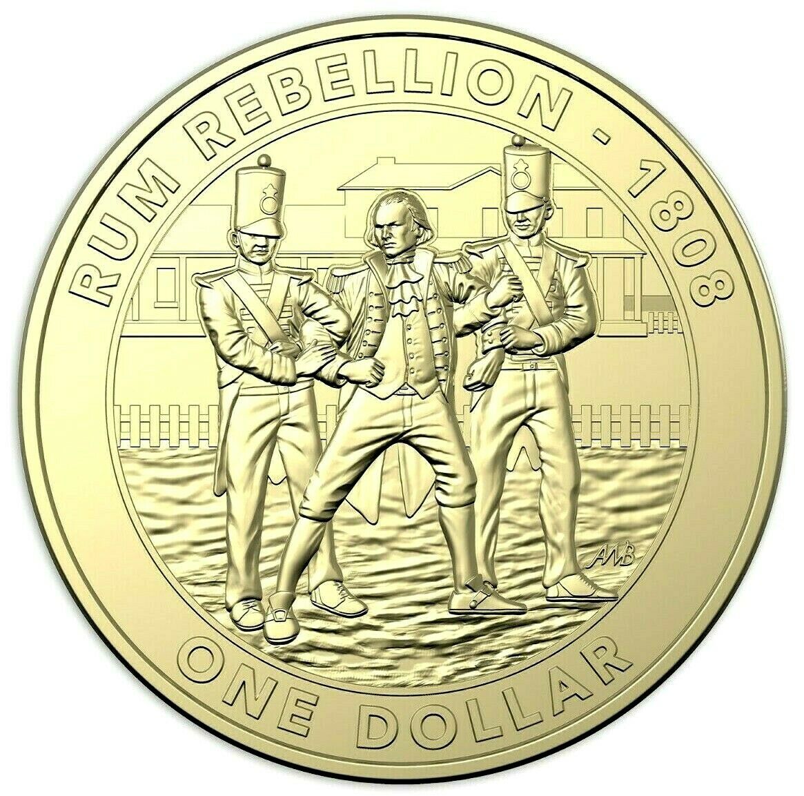 Australia 2019 $1 Uncirculated Mutiny and Rebellion - The Rum Rebellion Carded