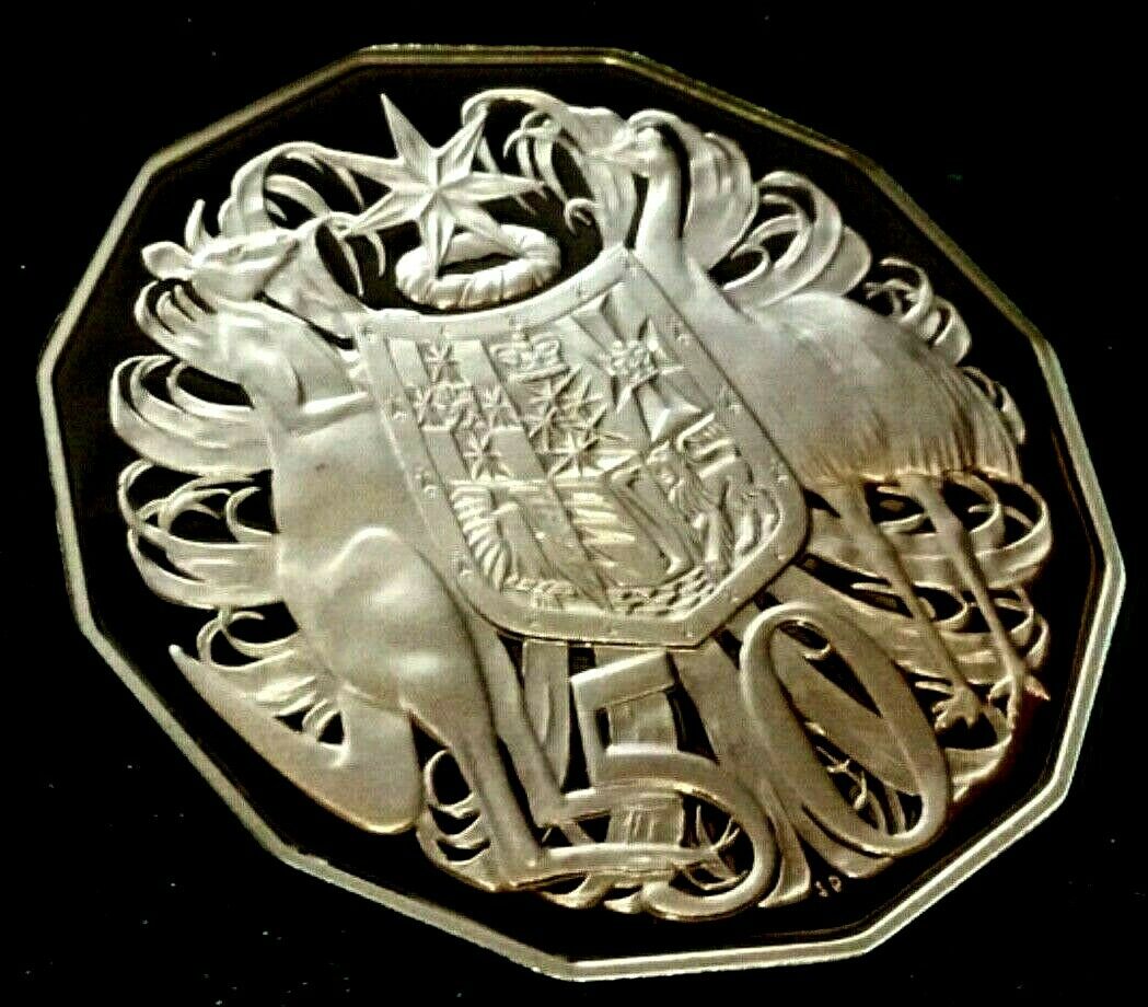 Australia 2004 50 Cent Proof Coat of Arms