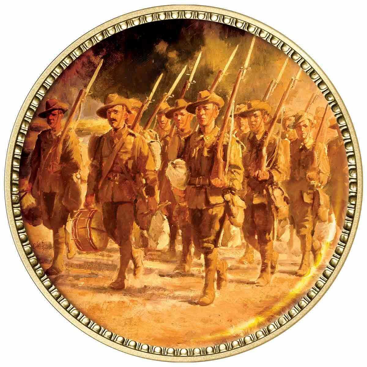 Painting the War Enamel Penny 9-Coin Collection