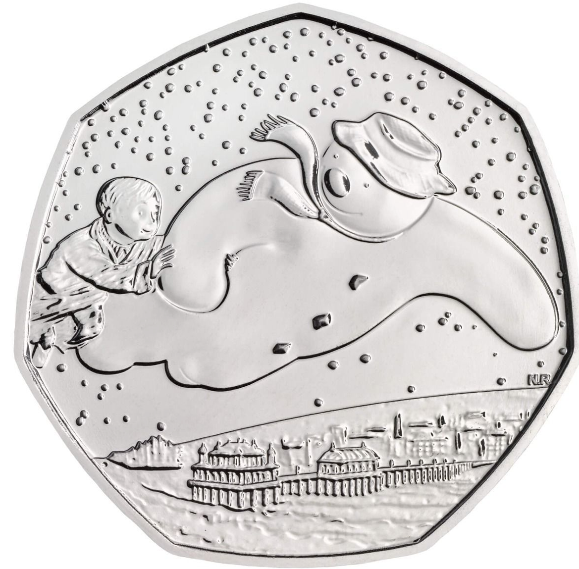 United Kingdom 2018 50p 40th Anniversary of The Snowman BU Coin Pack