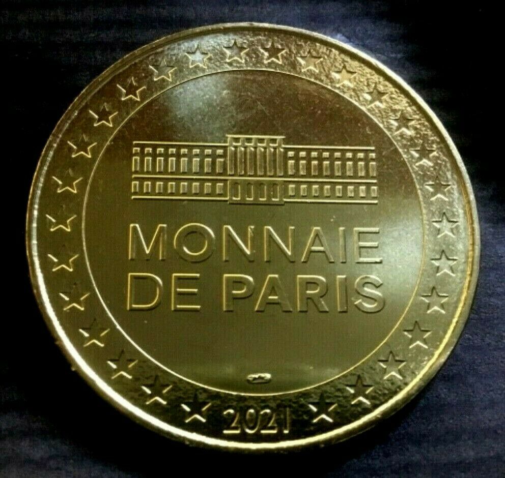 France 2021 The Little Prince Mini-Medal Yellow Metal 34mm Quadrum Capsule