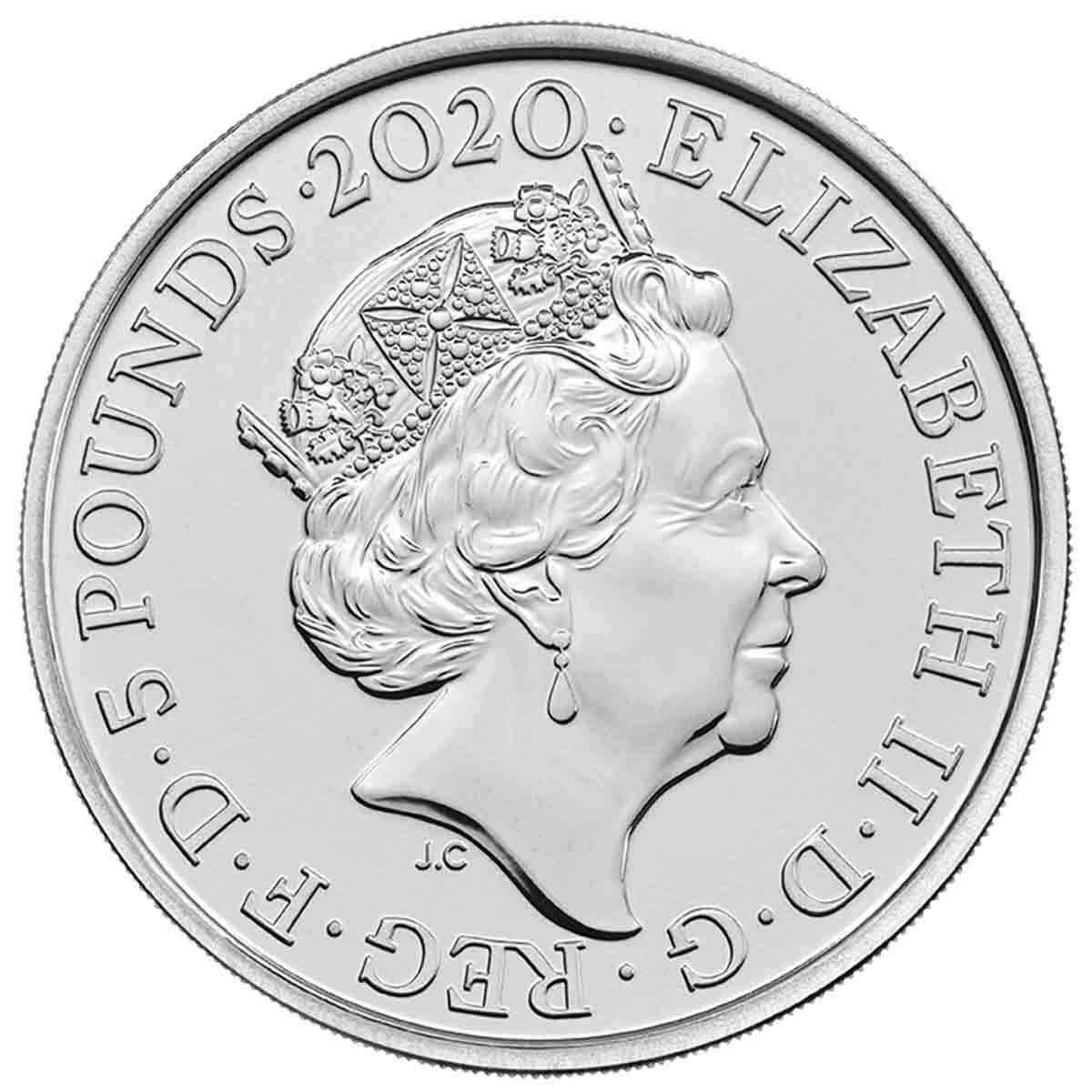 United Kingdom 2020 £5 Queen Band BU Sealed Coin Pack Royal Mint