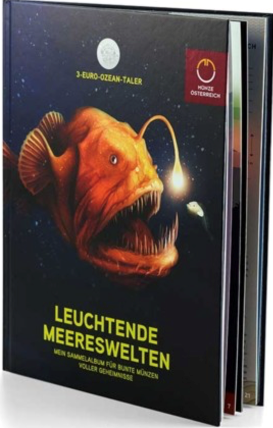 Republic of Austria 2022 Luminous Marine Life Collector Album