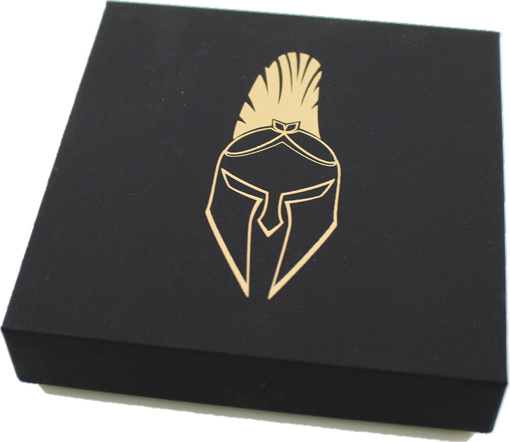 Fiji 2021 $2 Spartan Mask Ancient Warriors 2oz Silver Antiqued Coin