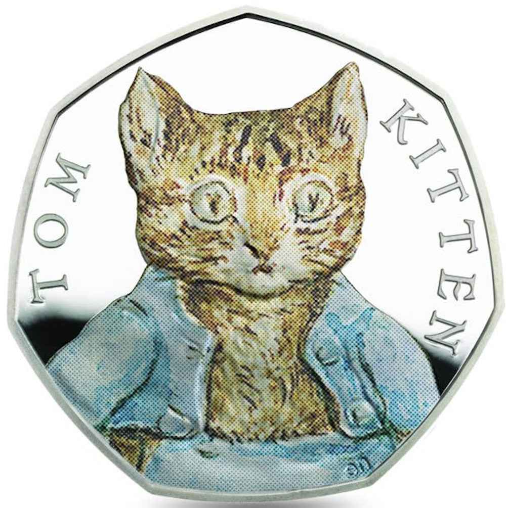 United Kingdom 2017 50p Beatrix Potter - Tom Kitten Silver Proof