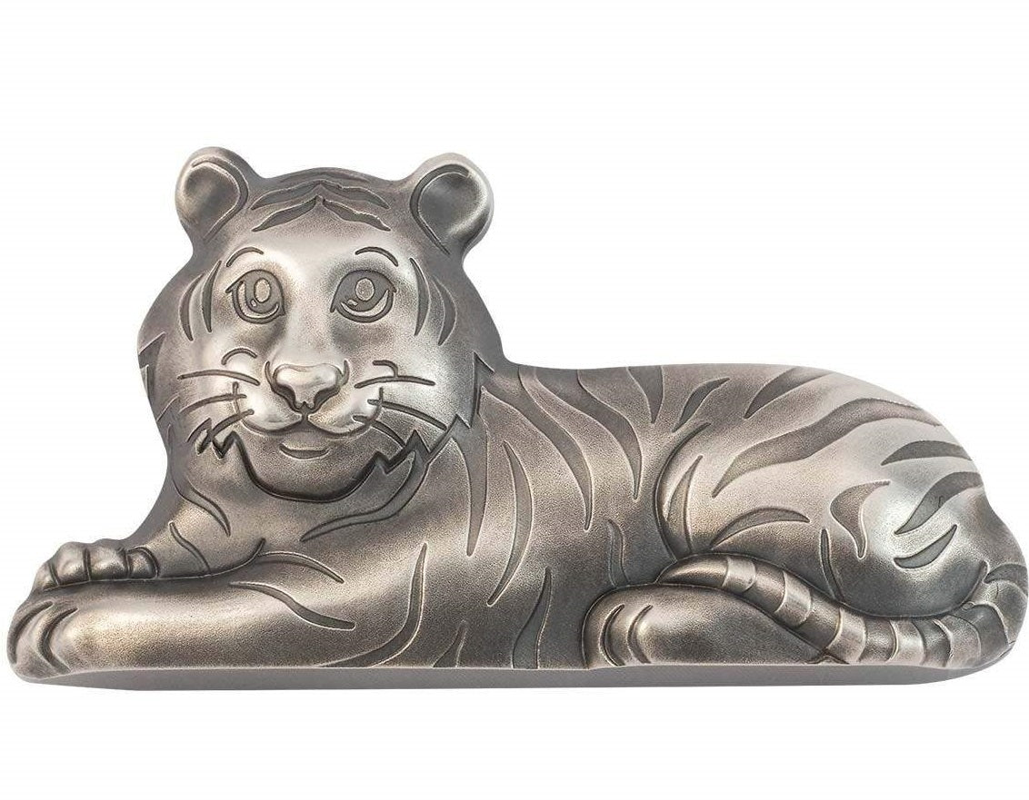 Mongolia 2022 1000 Togrog Charming Tiger 1oz Antique Silver CIT Smartminting®