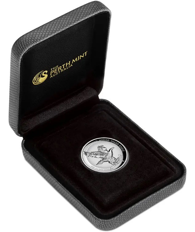 Australia 2023 $1 Wedge-Tailed Eagle Incuse 1oz Silver Brilliant Uncirculated Coin Perth Mint