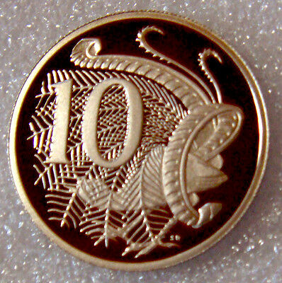 Australia 2000 10 Cent Proof Lyrebird