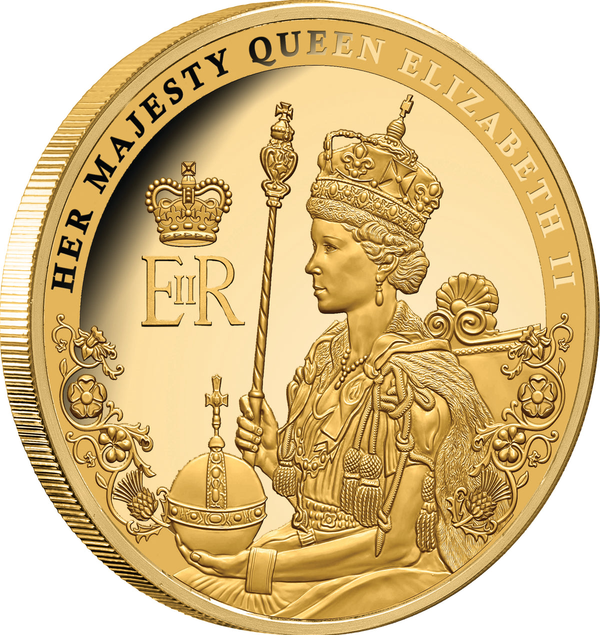 Queen Elizabeth II Tribute Medallion Prooflike in Commemorative Folder