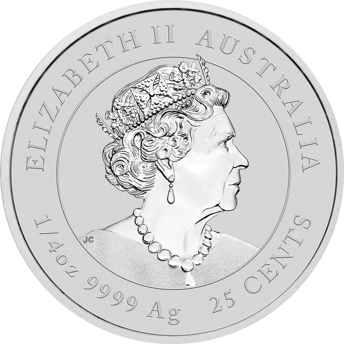 Australia 2023 25 cent Sydney Money Expo Special Year of the Rabbit 1/4oz 99.99% Silver Coloured Coin Perth Mint