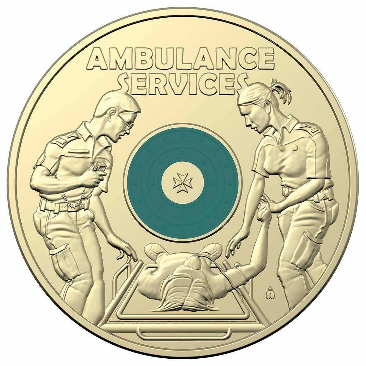 2021 $2 Australian Ambulance Services Al-Br Uncirculated Coin Pack