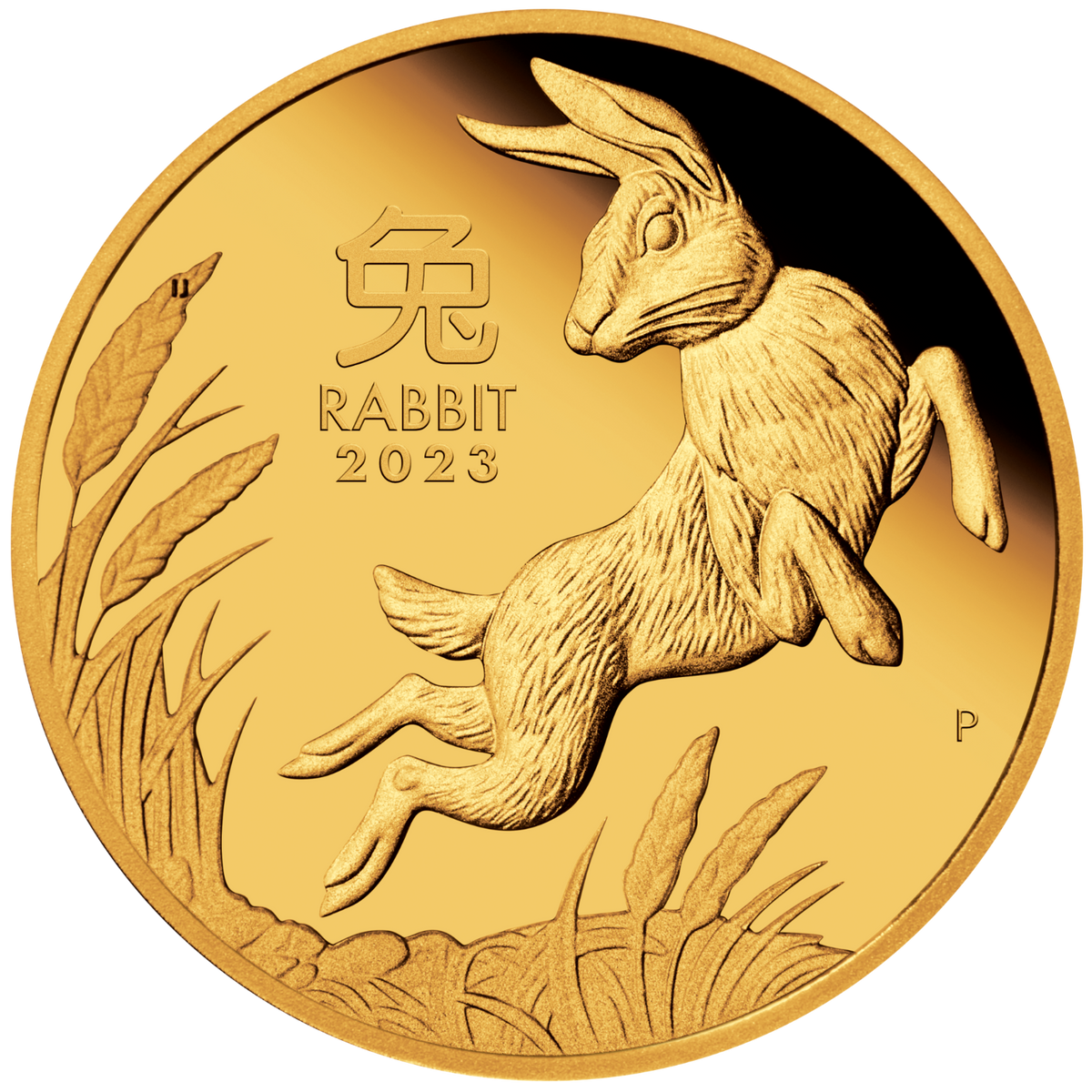 Australian Lunar Series III 2023 $25 Year of the Rabbit 1/4oz Gold Proof Coin Perth Mint