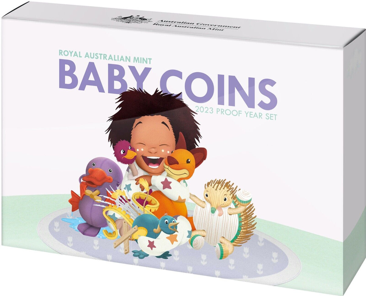 Australia 2023 Baby Proof Set 6 special coin redesigns