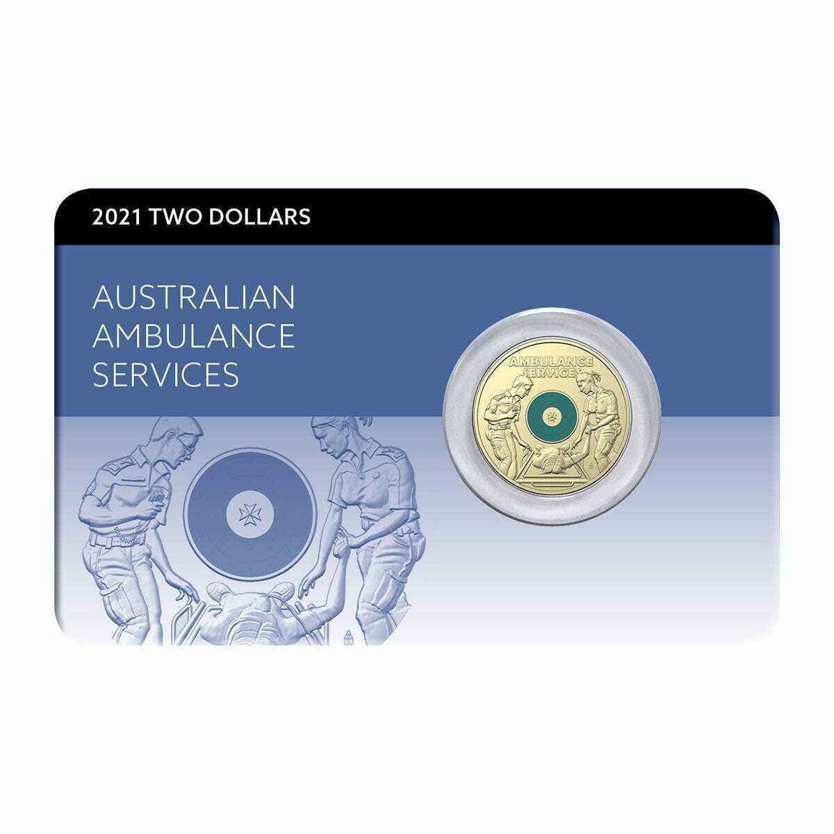 2021 $2 Australian Ambulance Services Al-Br Uncirculated Coin Pack