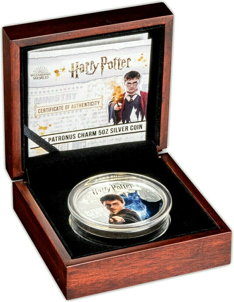 Samoa 2021 Harry Potter $10 Glow in the Dark 5oz Silver Proof