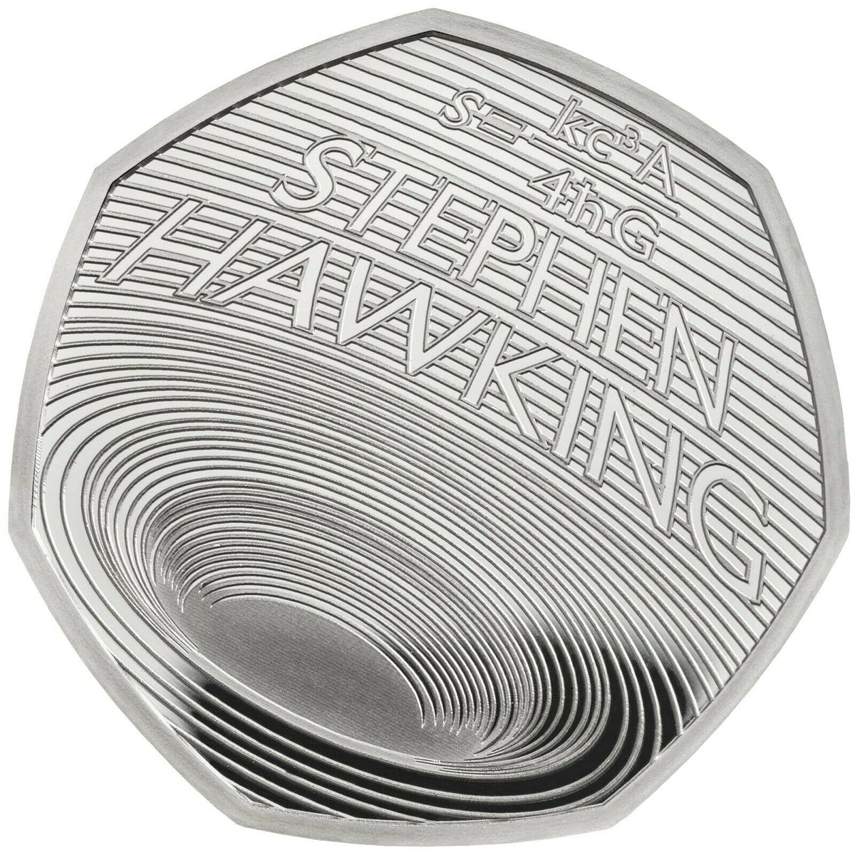 United Kingdom 2019 50p Proof Celebrating the Life of Stephen Hawking Silver
