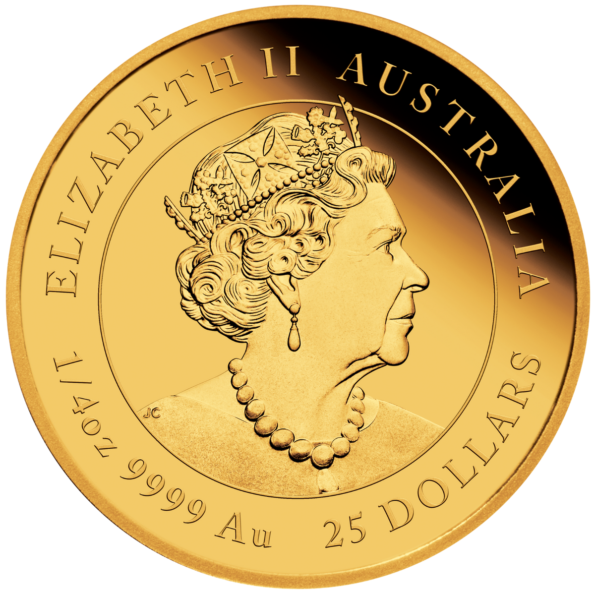 Australian Lunar Series III 2023 $25 Year of the Rabbit 1/4oz Gold Proof Coin Perth Mint