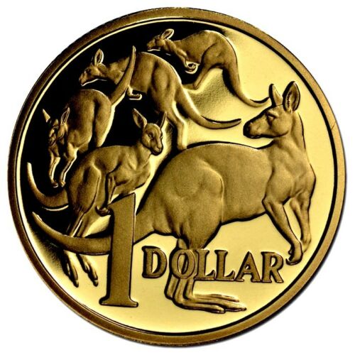 Australia 2014 $1 Proof Mob of Roos WMF World Money Fair