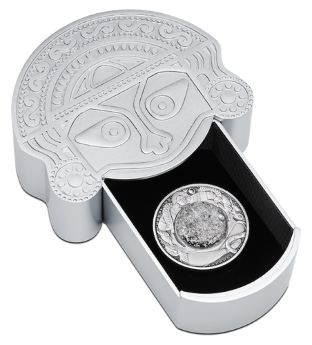 Tuvalu 2021 $2 Tears of the Moon 2oz Silver Antiqued Coin Perth Mint