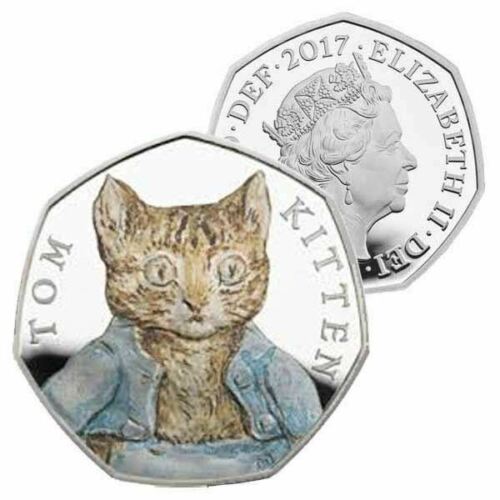 United Kingdom 2017 50p Beatrix Potter - Tom Kitten Silver Proof