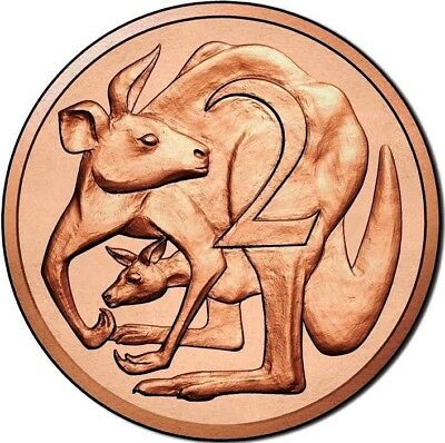 Australia 2017 2 Cent Uncirculated Carded Stuart Devlin Kangaroo Coin