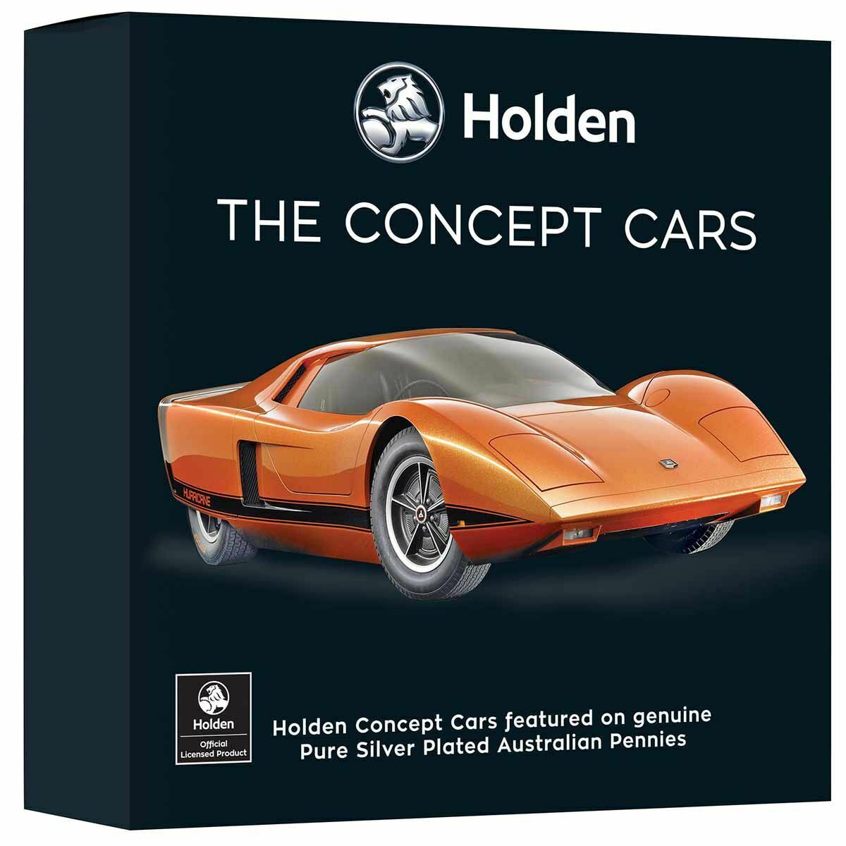 Australia 2019 Holden Concept Car Set Silver Plated Enamel Penny Collection 1969 Made