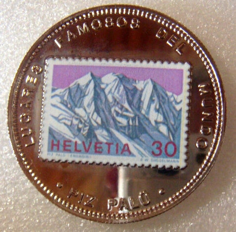 Republic of Equatorial Guinea 1996 1000 Francs Uncirculated World Famous Places Piz Palu Tilt  Obverse Tilt  Reverse