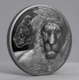 Tanzania 2021  1500 Shillings  LIONS Growing Up 2 Oz Silver Coin Reverse and Rim