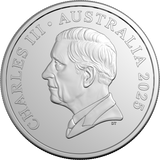 Australia 2025 20 Cents Cupro-Nickel Coloured Coin THE RAINBOW SERPENT 50th Anniversary Special Edition Book