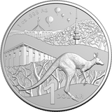 Australia 2025 $1 KANGAROO SERIES - BUSH CAPITAL CANBERRA ACT 1oz .999 Fine Silver Coin