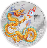 CHINESE NEW YEAR INTERNATIONAL RELEASE Australia 2024 Series III LUNAR YEAR of the DRAGON 1 oz .9999 Silver 9 Coin Set