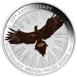 Australia 2024 $1 Wedge-taled Eagle Coloured 1 oz .9999 Silver Perth Mint