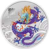 CHINESE NEW YEAR INTERNATIONAL RELEASE Australia 2024 Series III LUNAR YEAR of the DRAGON 1/2 oz .9999 Silver 9 Coin Set