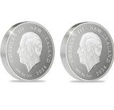 New Zealand 2024 $1 Dark Sky Light Sky 2 x 1 oz .999 Silver Proof Colorized Glow in the Dark Coin Set