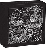 Australian Lunar Series III 2024 50 Cents Year of the Dragon 1/2oz Coloured .9999 Silver BU Coin Perth Mint