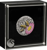 Ausralia 2025 $2 HONEY BEE 2oz .9999 Silver Antiqued Coloured Coin