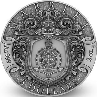 Niue 2025 $5 GABRIEL 2oz .999 High Relief Silver Coin