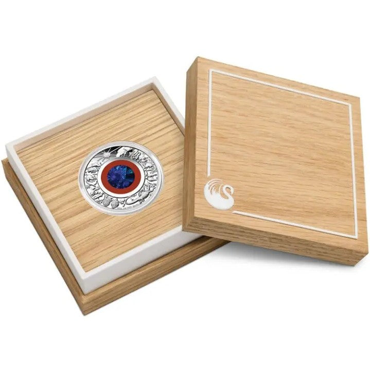 Australia 2026 $1 WONDERS of AUSTRALIA THE OUTBACK 1oz Silver Proof Opal Coin Case