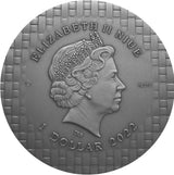 Cook Islands 2022 $20 El Dorado  Epic Places 3 Oz Gilded Antique Silver Coin 777 Made