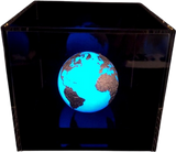 Barbados 2023 $5 BLUE MARBLE Glow in the Dark Planet Earth 3 Oz Silver Coin