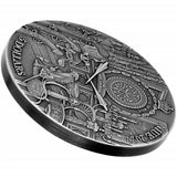 Niue 2022 $5 The Three Musketeers D’Artagnan 2oz .999 Silver Antiqued Coin