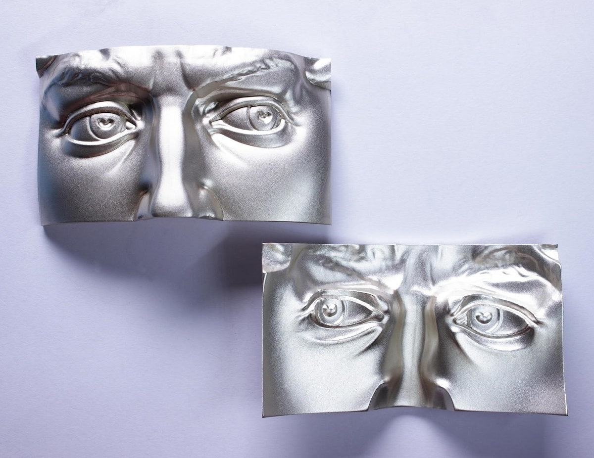 KOMSCO South Korea 2022 Michaelangelo’s David Mask 2oz Silver Stacker