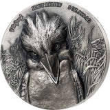 Ivory Coast 2022 5000 Francs CFA Signature Edition Kookaburra 2 x 5oz .999 Antique Silver Set