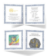 Germania 2023 5 Mark Witchcraft Seeress Ritual 1oz Silver BU Octagonal Gilded Coin and UV Effect Certificate
