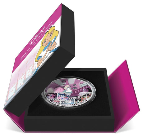 Niue 2023  $10 Disney Alice in Wonderland 3oz Silver Colorized Proof Coin