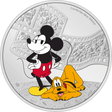 Niue 2023 $10 Disney Mickey and Friends: Mickey and Pluto 3oz Silver Colorized Proof