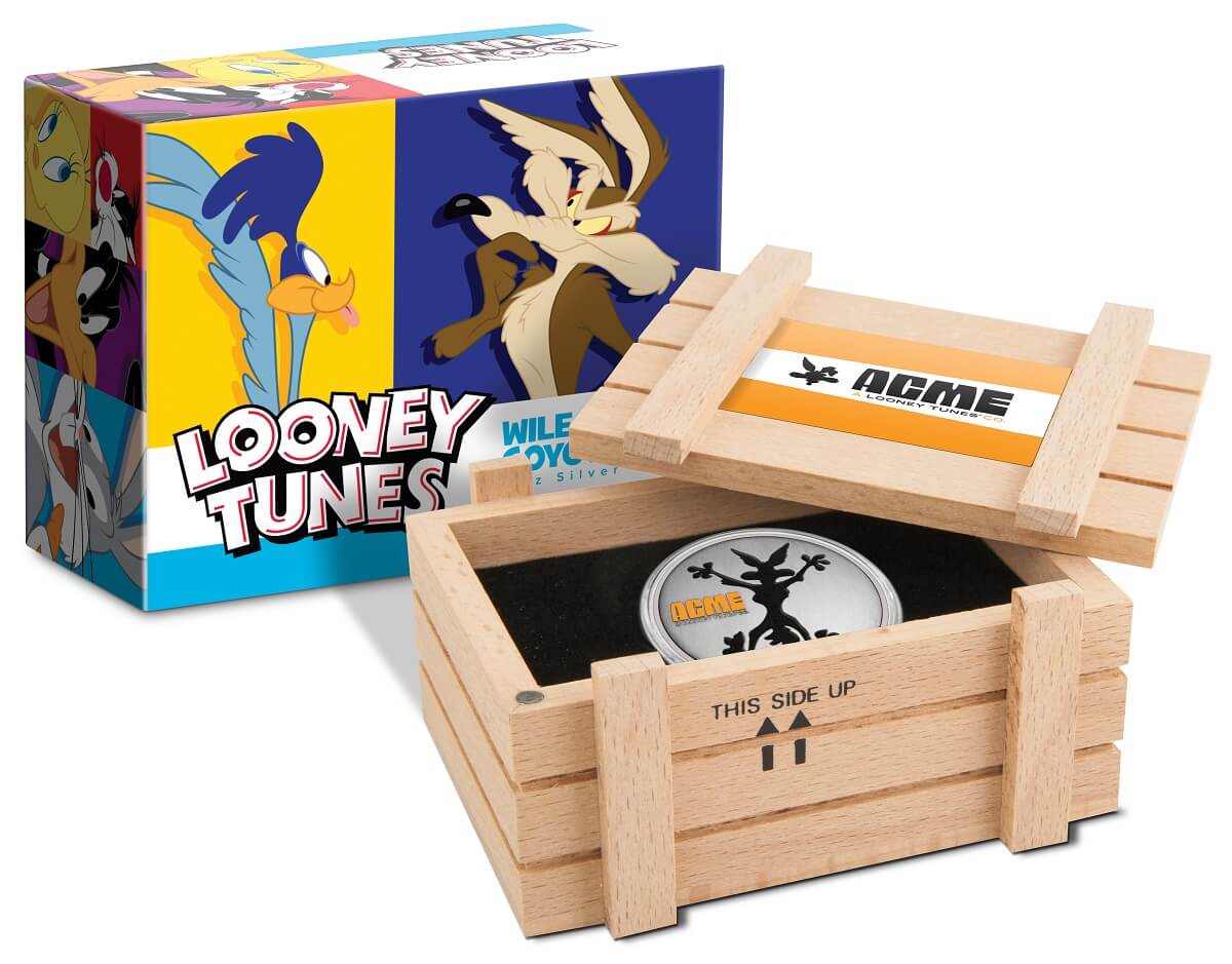 Niue  2023 $2 Warner Bros. Looney Tunes Wile E. Coyote 1oz Silver Coin