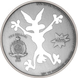 Niue  2023 $2 Warner Bros. Looney Tunes Wile E. Coyote 1oz Silver Coin